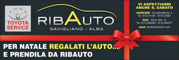 BUONE FESTE DA TUTTO LO STAFF RIBAUTO!!!